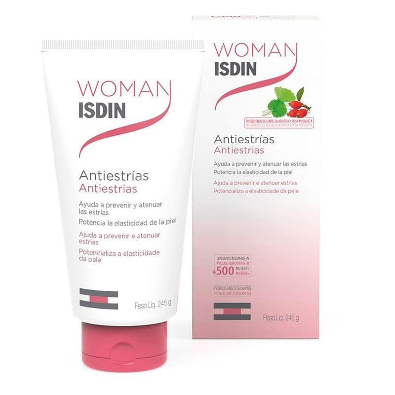 Creme Hidratante Corporal Isdin Woman Antiestrias 245g em Oferta na Shopee