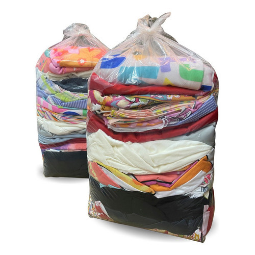 Kit 3 Kilos Retalhos Tecidos Diversos Lisos Estampados Várias Cores