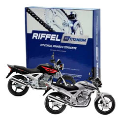 Kit Relação Tração Transmissão Cbx 250 Twister 2001 a 2008 Original Riffel