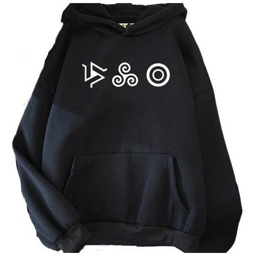 Blusa De Frio Moletom Blusa Moletom Teen Wolf Série Simbolos