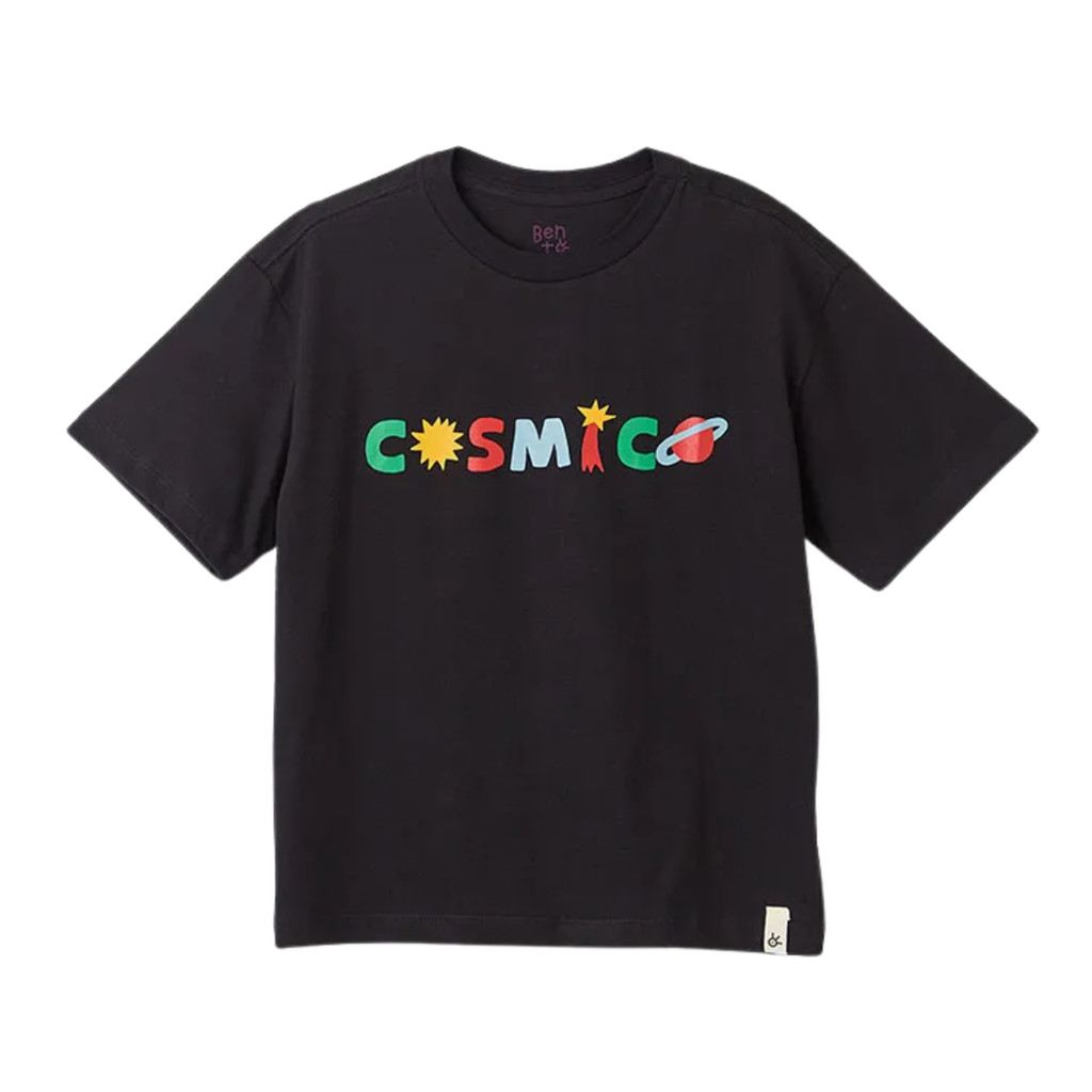 Camiseta Bento Fábula Cosmico Silk Malha Preto Inverno