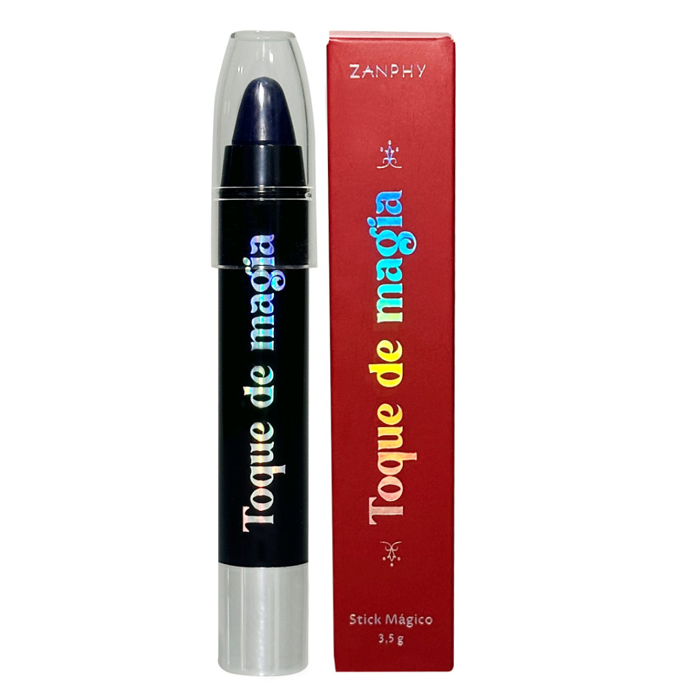 Stick Multiuso Batom, Sombra e Blush Zanphy Toque de Magia Make
