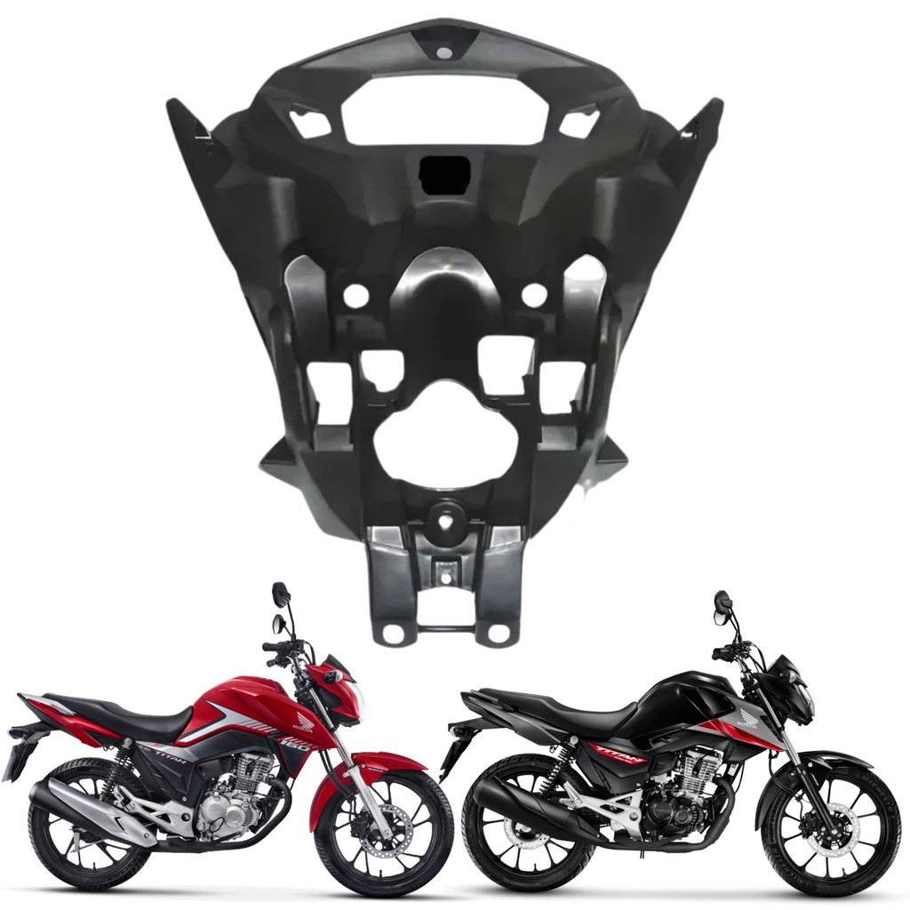 Carenagem Cobertura Capa Traseira Farol Honda Cg Titan 160 2016 A 2021 PARAMOTOS HONDA