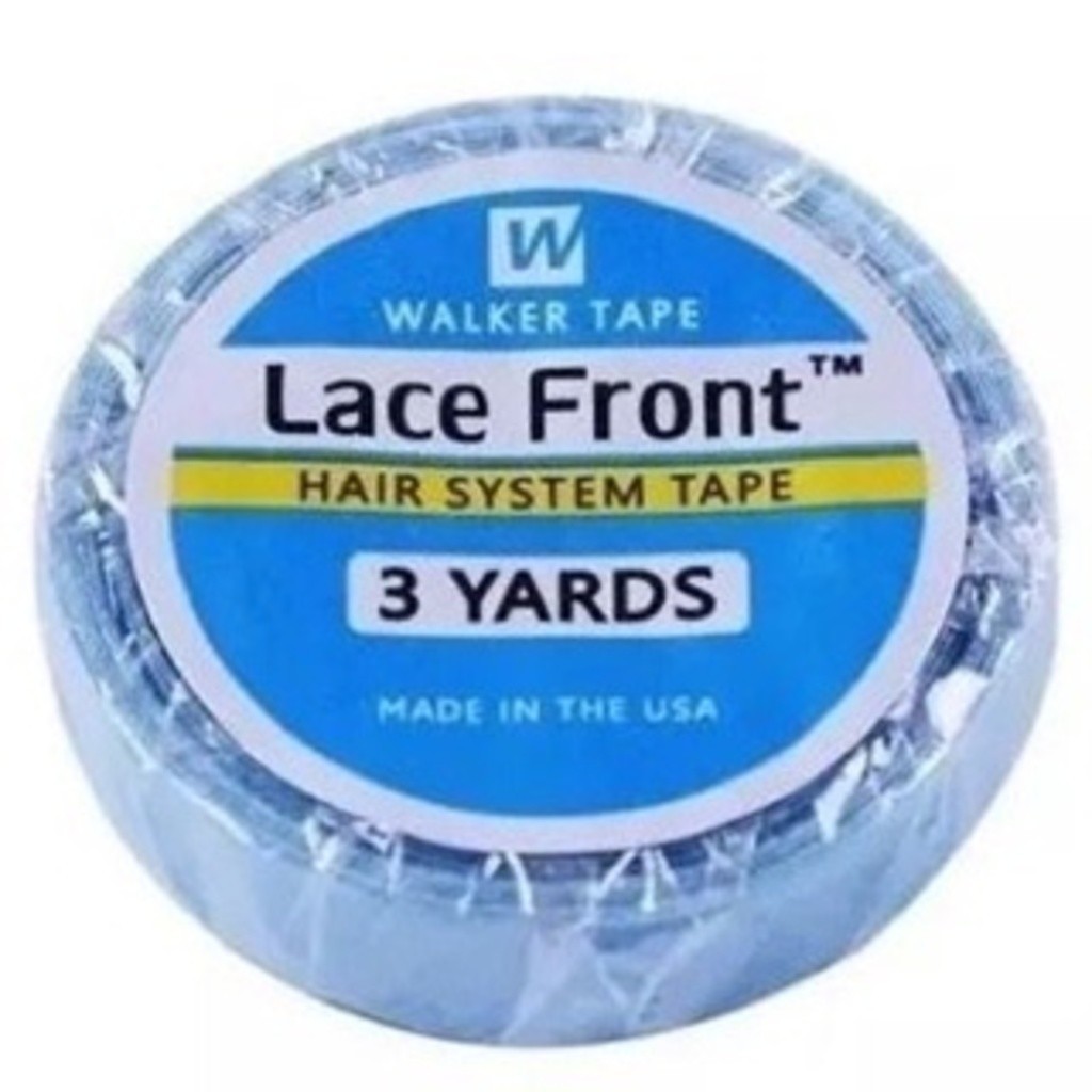 FITA LACE FRONT 3 METROS AZUL/ FITA ADESIVA MEGA HAIR/ LACES/PERUCAS COLA 1 ROLO 0,8 MM em Oferta na Shopee