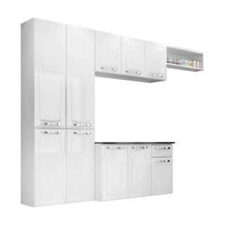 Cozinha Completa Itatiaia Amanda 4 Peças Com Paneleiro Duplo Armário Aéreo e Balcão Branco
 em Oferta na Shopee