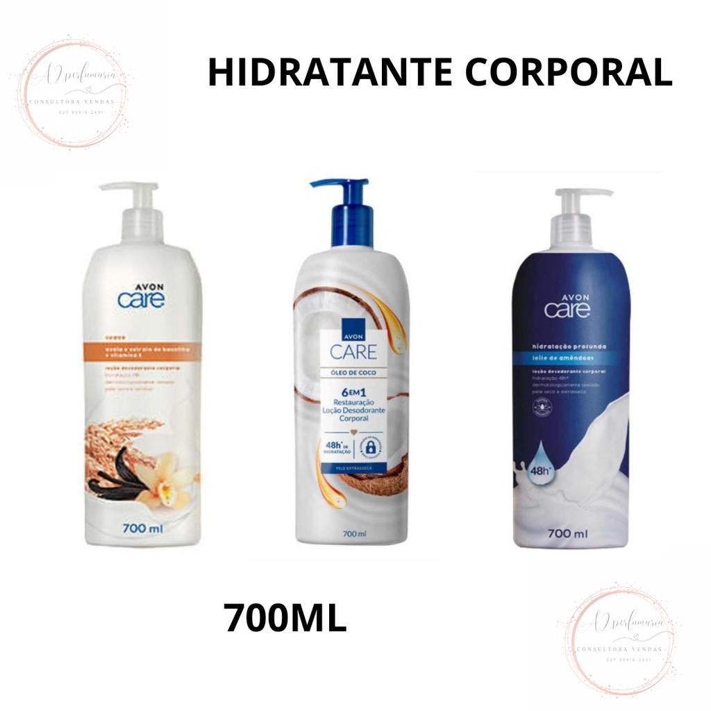 Hidratante Corporal Avon Care - 700ml - AROMAS A ESCOLHER