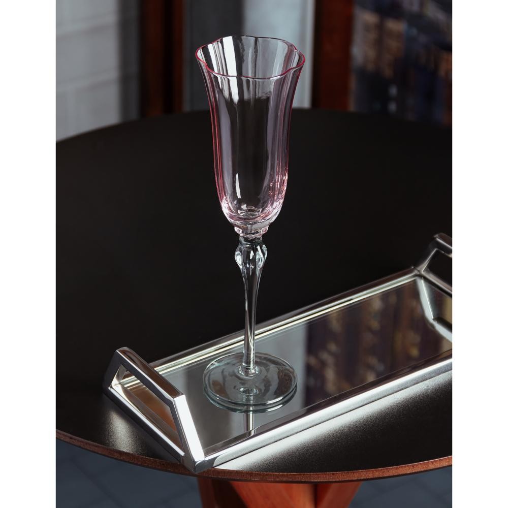 2 Taças para Champanhe Lily 200ml Rosa e Cinza em Oferta na Shopee