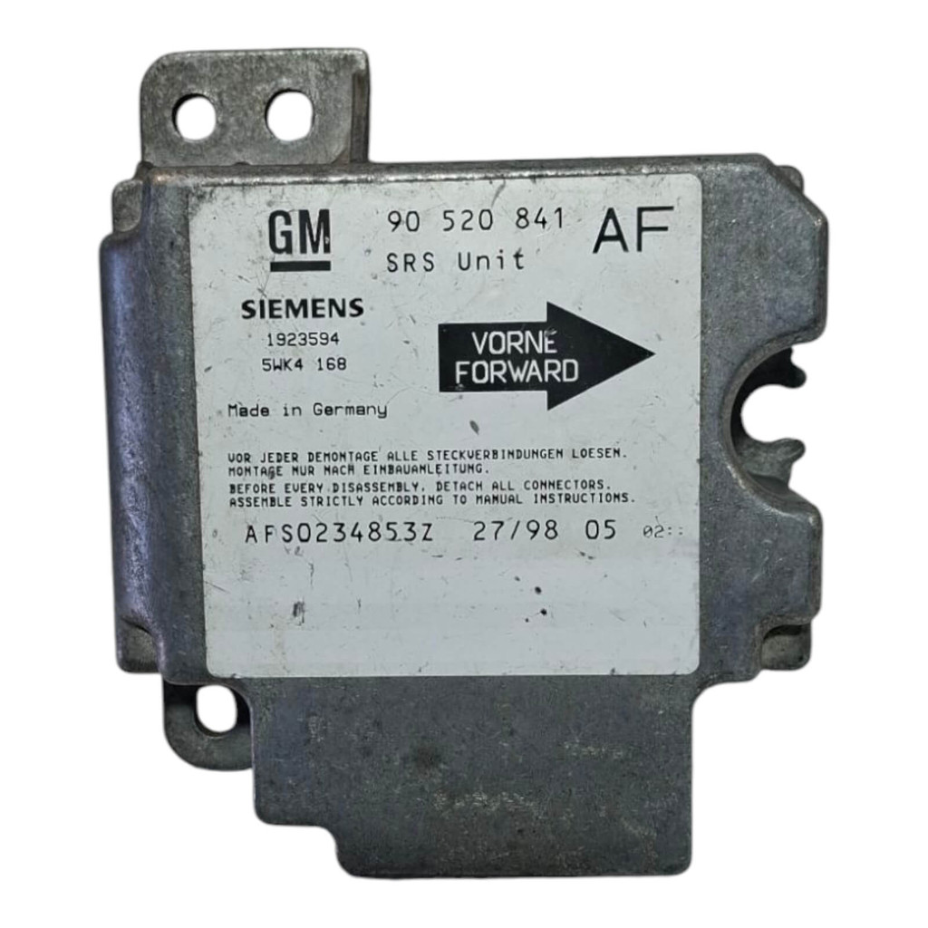 Módulo Airbag Chevrolet Astra Zafira 1999/2004 90520841