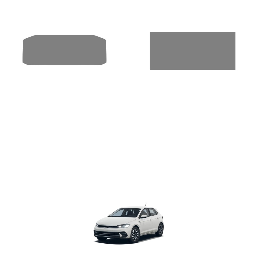 Película PPF Proteção Kit Velocímetro Multimídia Volkswagen Polo Highline 2023 2024 2025 Transparente TPU Anti Risco
