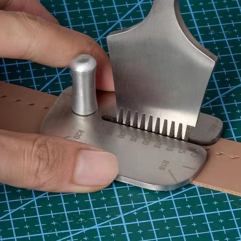 Ferramenta De Auxílio Para Costura De Couro , Construída Em Metal , Serve Como Guia Artesanato Preciso — imagem 2 de 2
