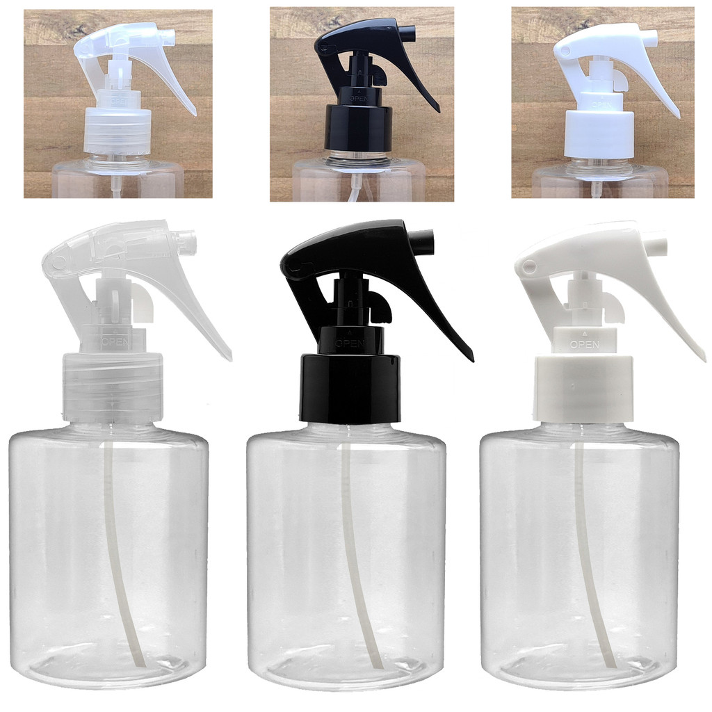 Frascos Pet 200 Ml Cilíndrico Transparente com Mini Gatilho