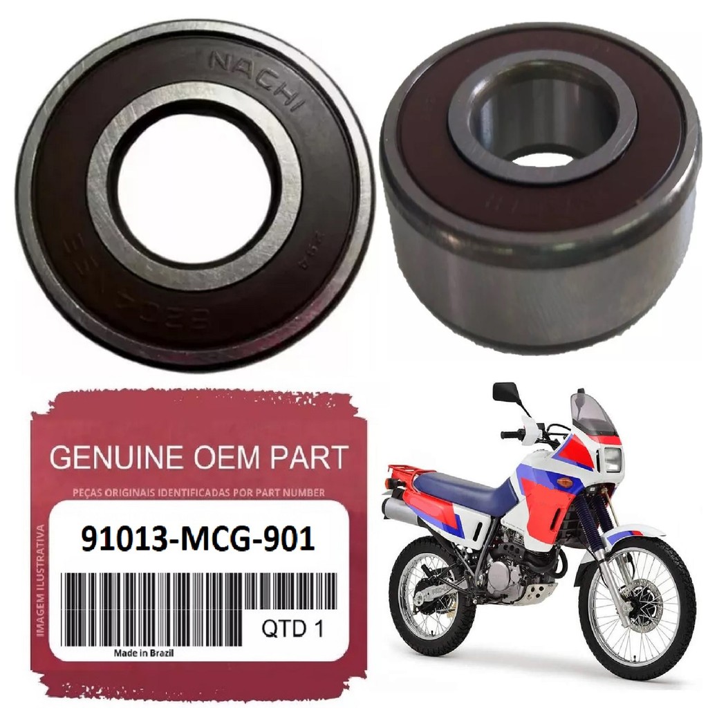 Rolamento Nx350 91/99 Roda Traseira Flange Da Coroa Original