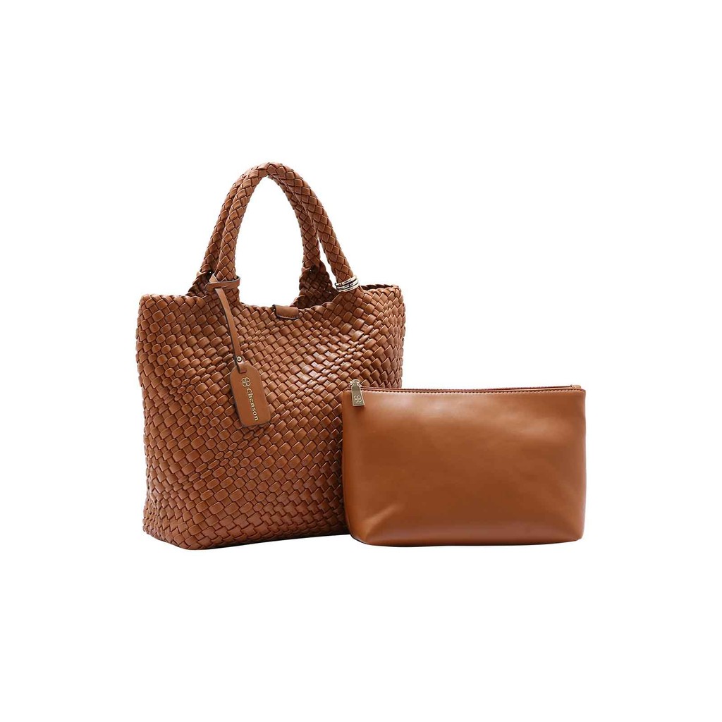 Kit Bolsa Feminina + Necessaire Chenson Original Tressê Elegance Mão 3485003 em Oferta na Shopee