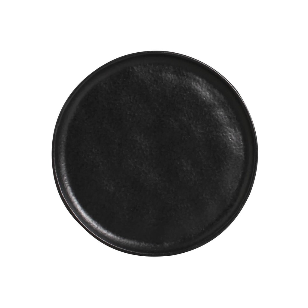 Conjunto com 6 Pratos de Pão Bio Preto Matte Ø15,5x1,6cm