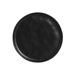 Conjunto com 6 Pratos de Pão Bio Preto Matte Ø15,5x1,6cm