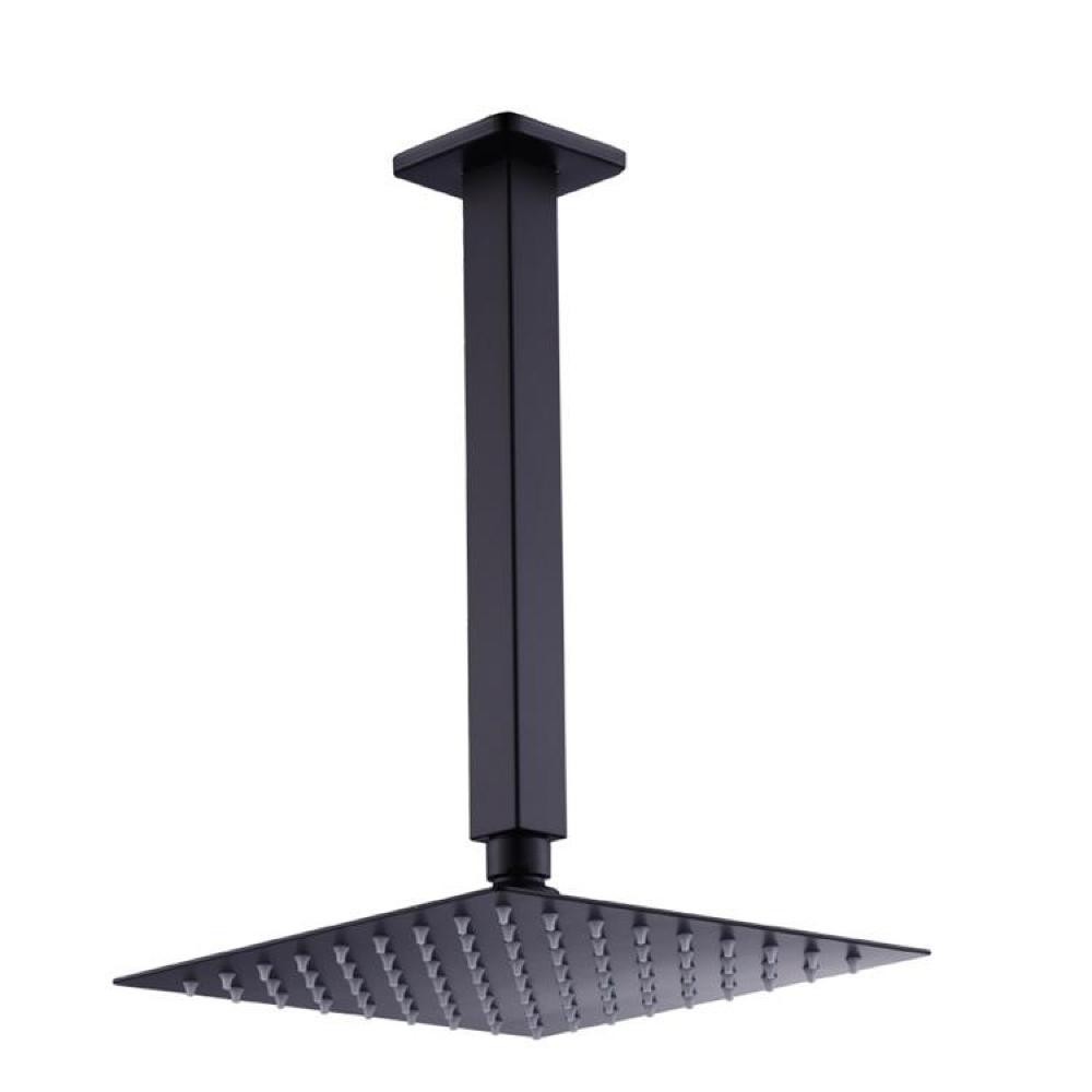 Chuveiro Ducha Slim Quadrado de Teto 20x20cm Preto Belcca - CDT01-PT
        