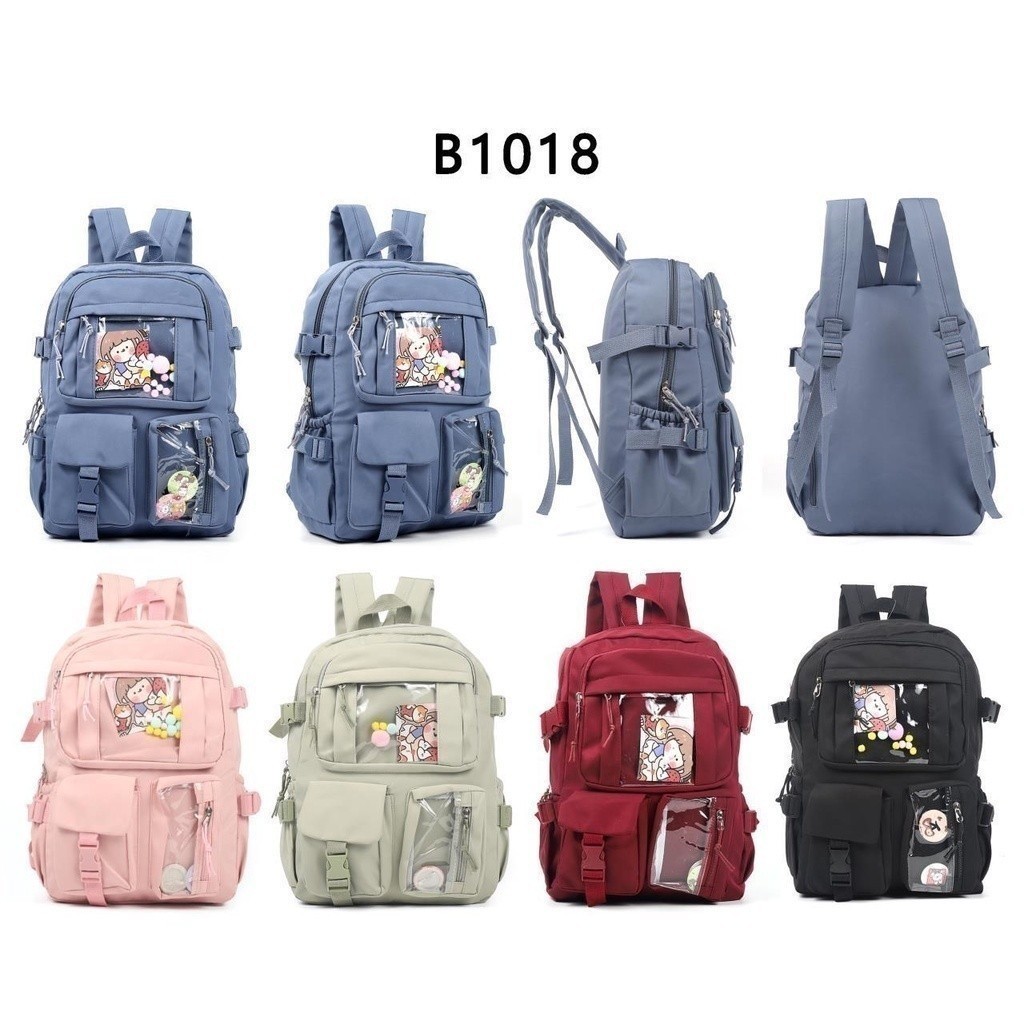 Mochila Feminina Escolar Passeio Coreano Grande Capacidade Sem Chaveiro Impermeável jorge em Oferta na Shopee