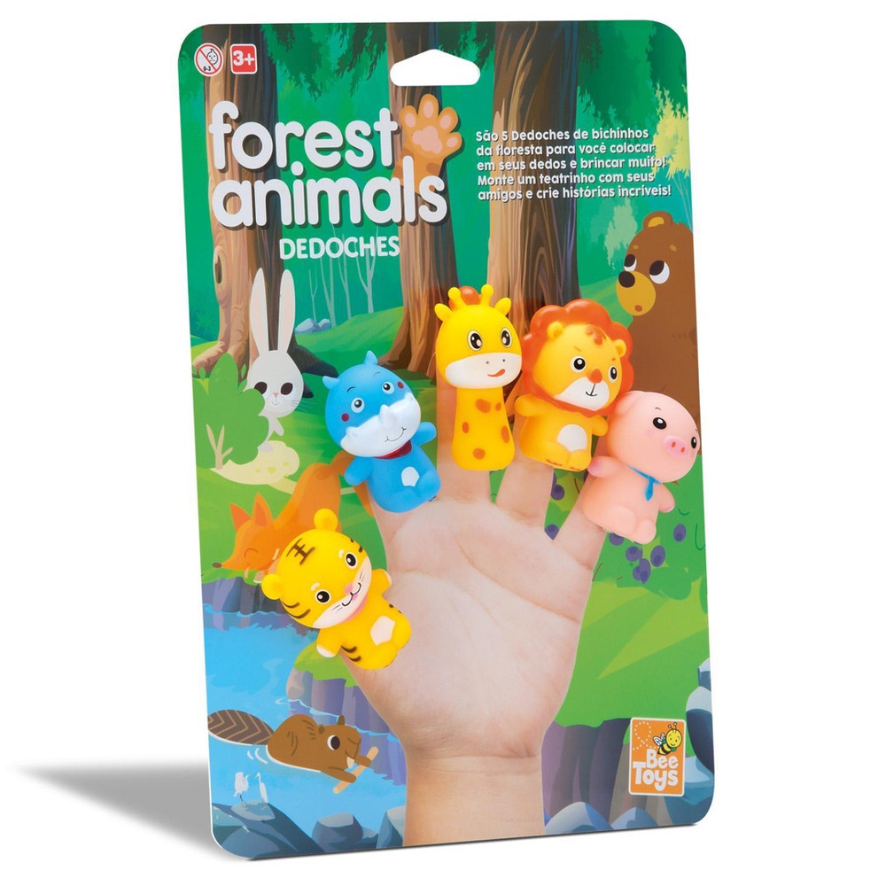 Fantoche De Dedo Dedoche Bichinhos De Brinquedo Animais Infantil