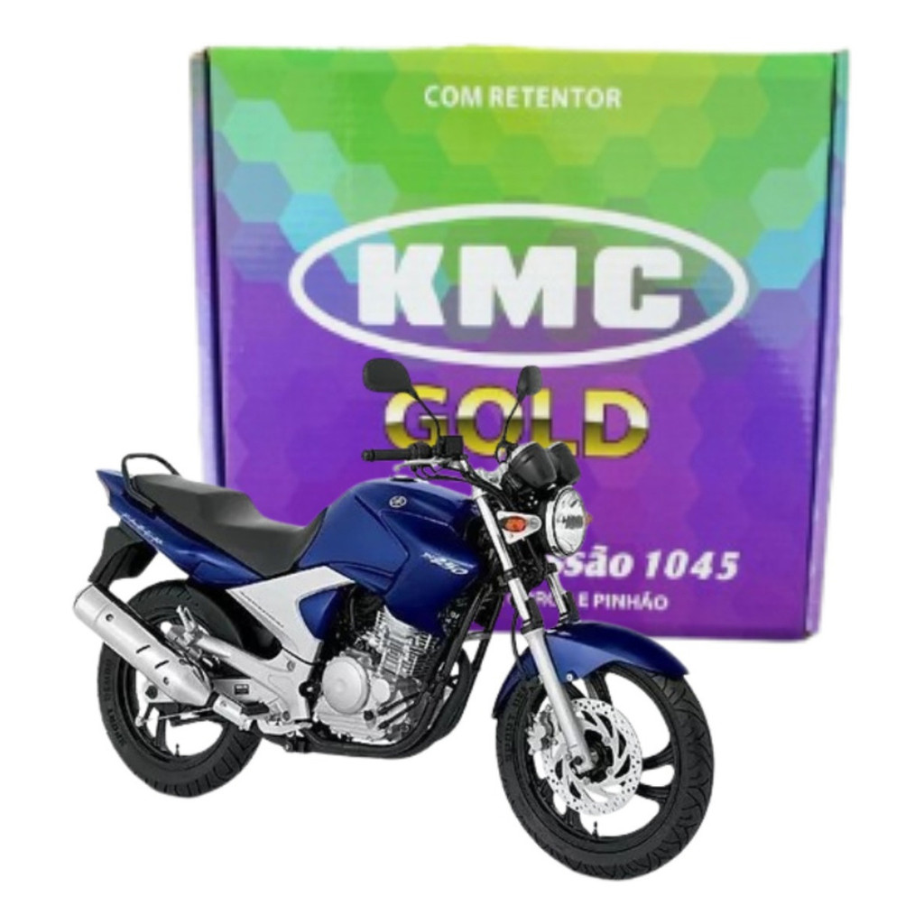 Kit Relação Tração Transmissão Retentor Fazer 250 2006 a 2016 Original KMC