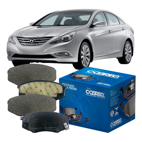 Jogo Pastilha Freio Dianteira Cobreq Ix35 Sonata Tucson Soul - Spare Parts and Accessories for Vehicles