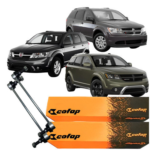 Par Bieleta Suspensão Dianteira Cofap Dodge Journey Freemont 2012 Á 2018