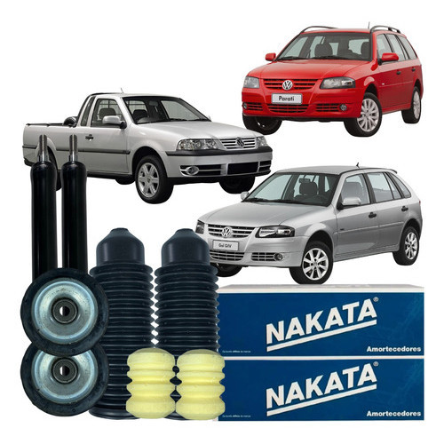 Kit Amortecedor Dianteiro Coxim Batente Saveiro Gol G3 G4