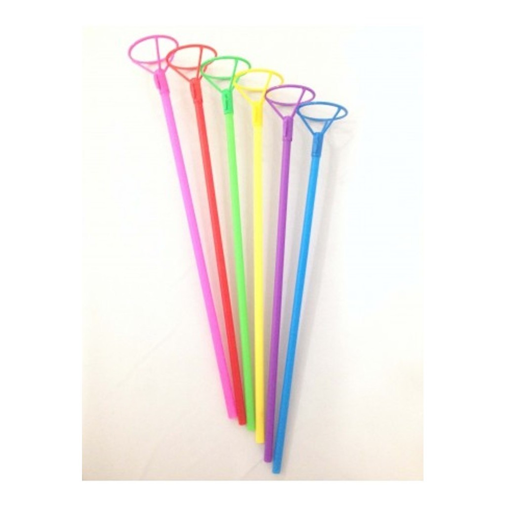 Kit 120 Pega Balão Vareta 32cm Hastes Suporte Bexigas