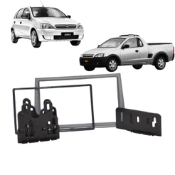 Moldura Painel 2 Din Multimidia Dvd Mp5 Vectra GT GTX Montana