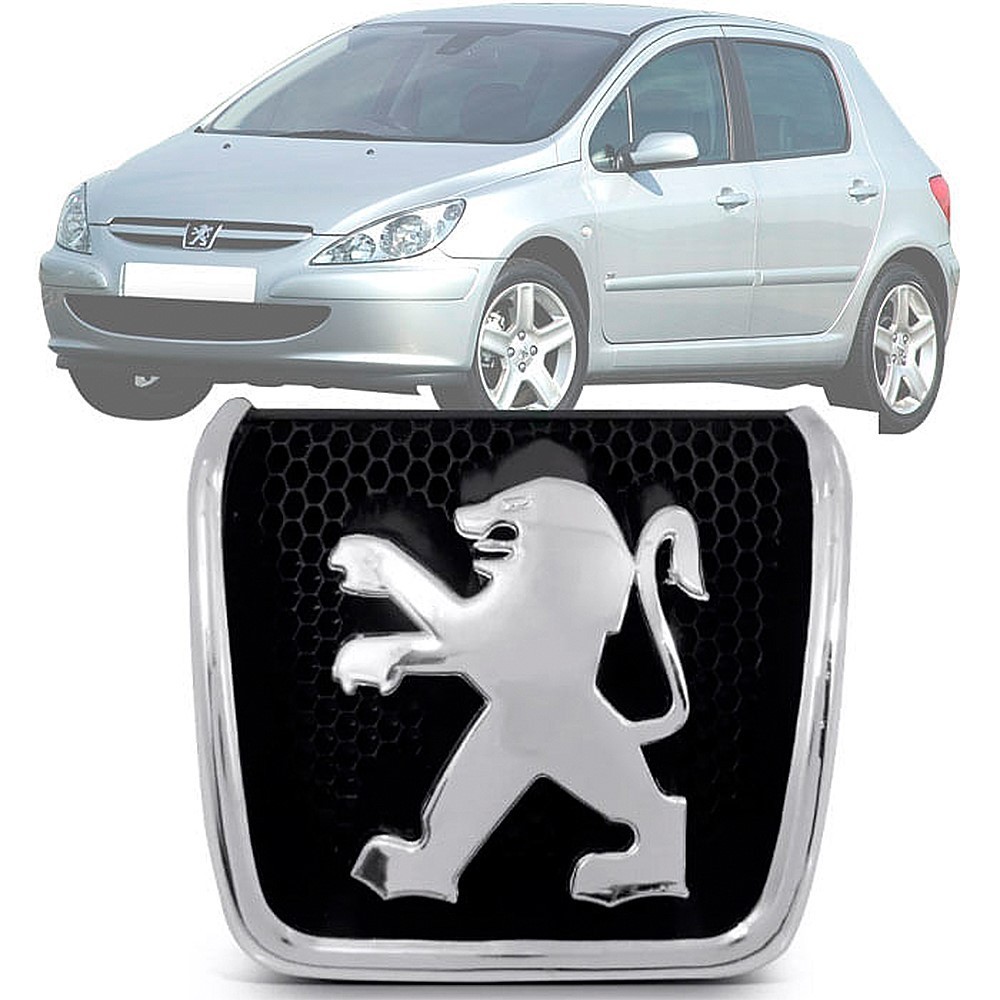 Emblema Peugeot da Grade Peugeot 307 2002 a 2006