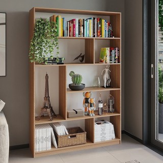 Estante para Livros 180cmx120cm 4 Prateleiras Seattle Yescasa Amadeirado Montana em Oferta na Shopee