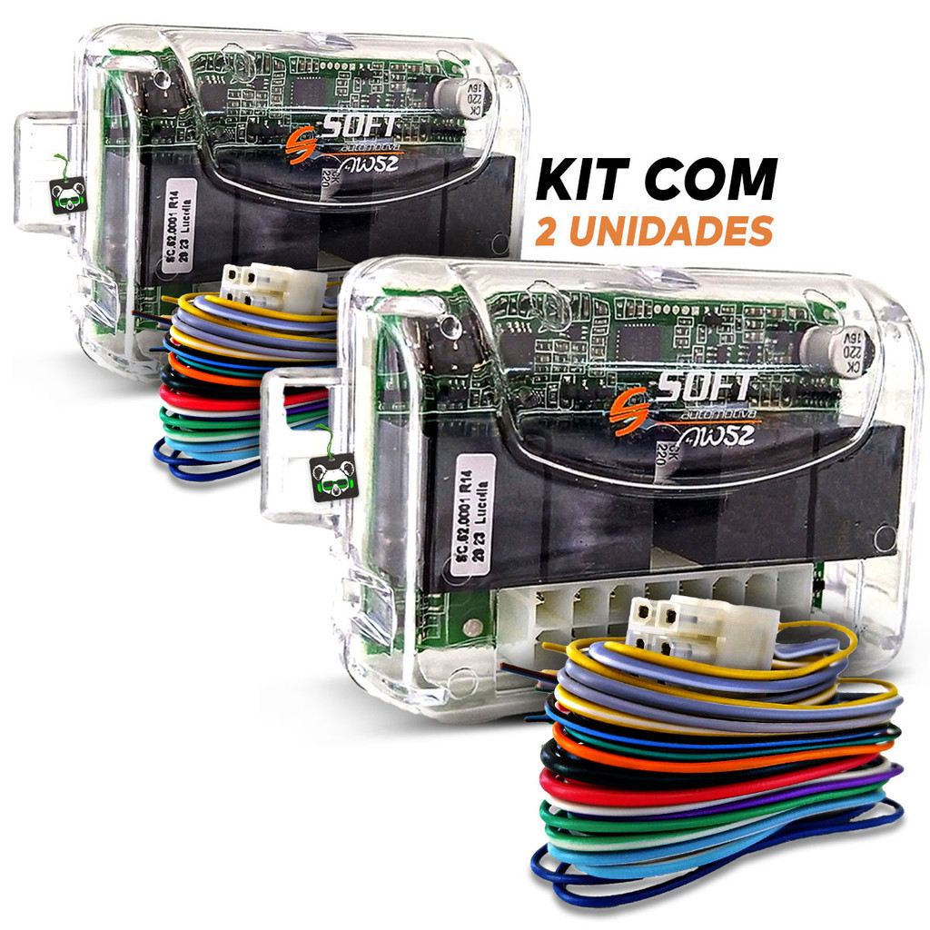 2 Módulos de Vidro Elétrico Universal AW 52 Soft  2 Vidros - Spare Parts and Accessories for Vehicles
