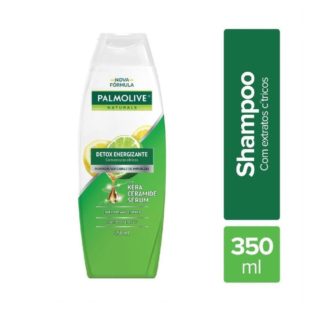 Shampoo Palmolive Naturals Detox Energizante 350ml em Oferta na Shopee