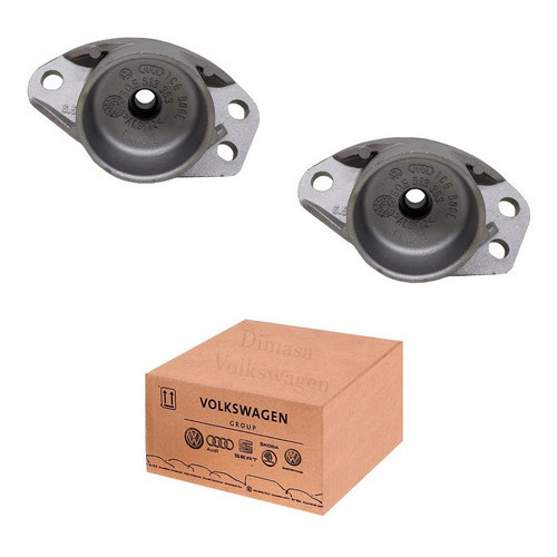 Par Coxim Amortecedor Traseiro Fox Polo Original Volkswagen