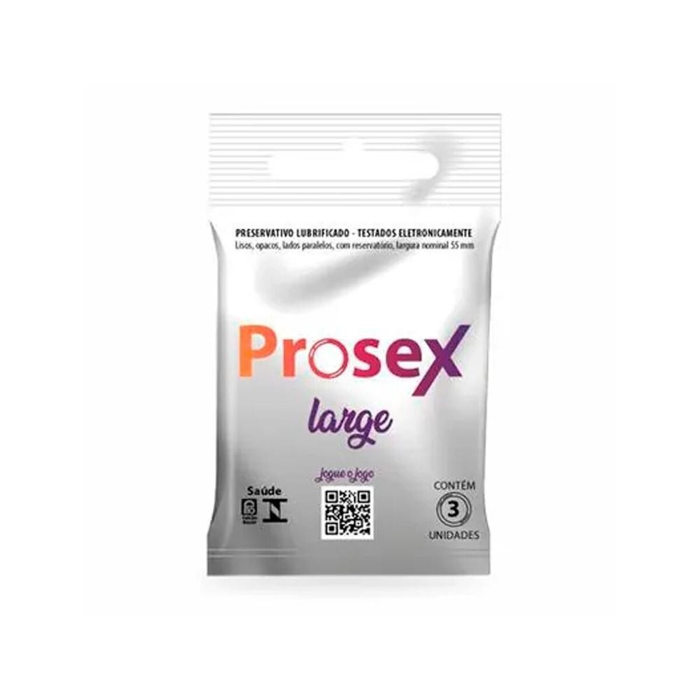 Preservativo Prosex Large Premium 3 Unidades