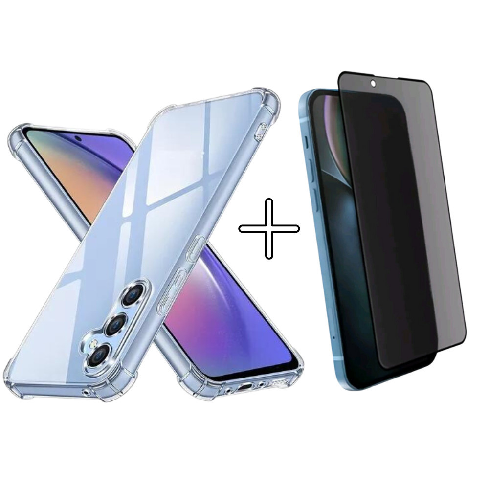 Capa Case Capinha Anti Queda Para Samsung Galaxy A14 5G + Película 3D Privacidade em Oferta na Shopee