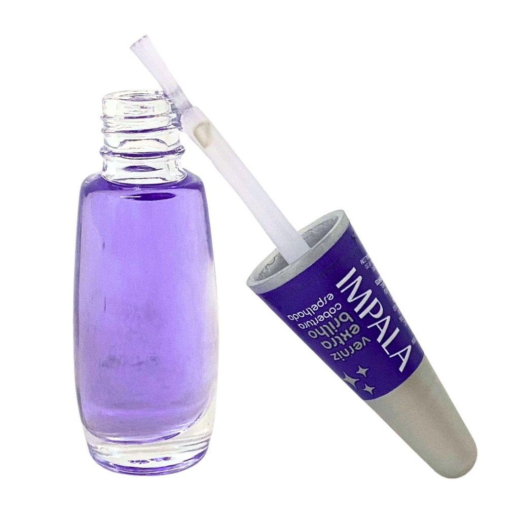 Esmalte Impala Verniz Extra Brilho Cobertura Espelhada 7,5ml