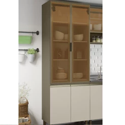 Cristaleira 04 Portas 71,5cm Cozinha Évilin Henn