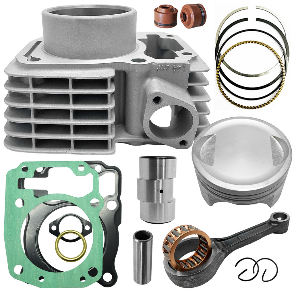 Kit Cilindro 4mm CG Titan 150 + Pino Cursado Flange Biela