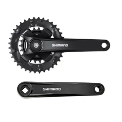 PEDIVELA SHIMANO ALTUS FC-MT101-2 175MM PONTA QUADRADA - COROAS 36/22D - 2X9V