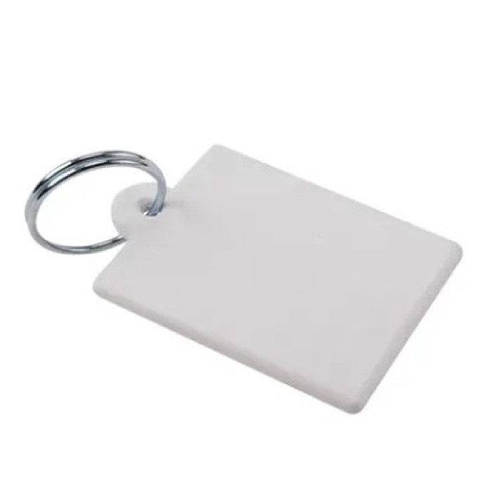 110 Chaveiro de Polímero para Sublimação 5,5x3,5cm Retangular