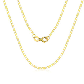 Corrente Ouro 18k Piastrine 45cm 1.8mm