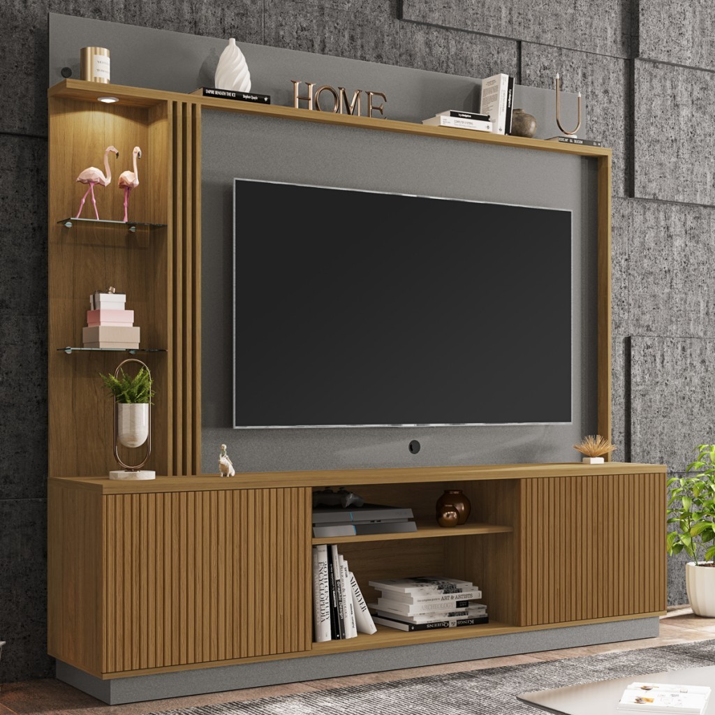 Estante para Tv até 65 Polegadas Atlanta 2 Portas em Oferta na Shopee