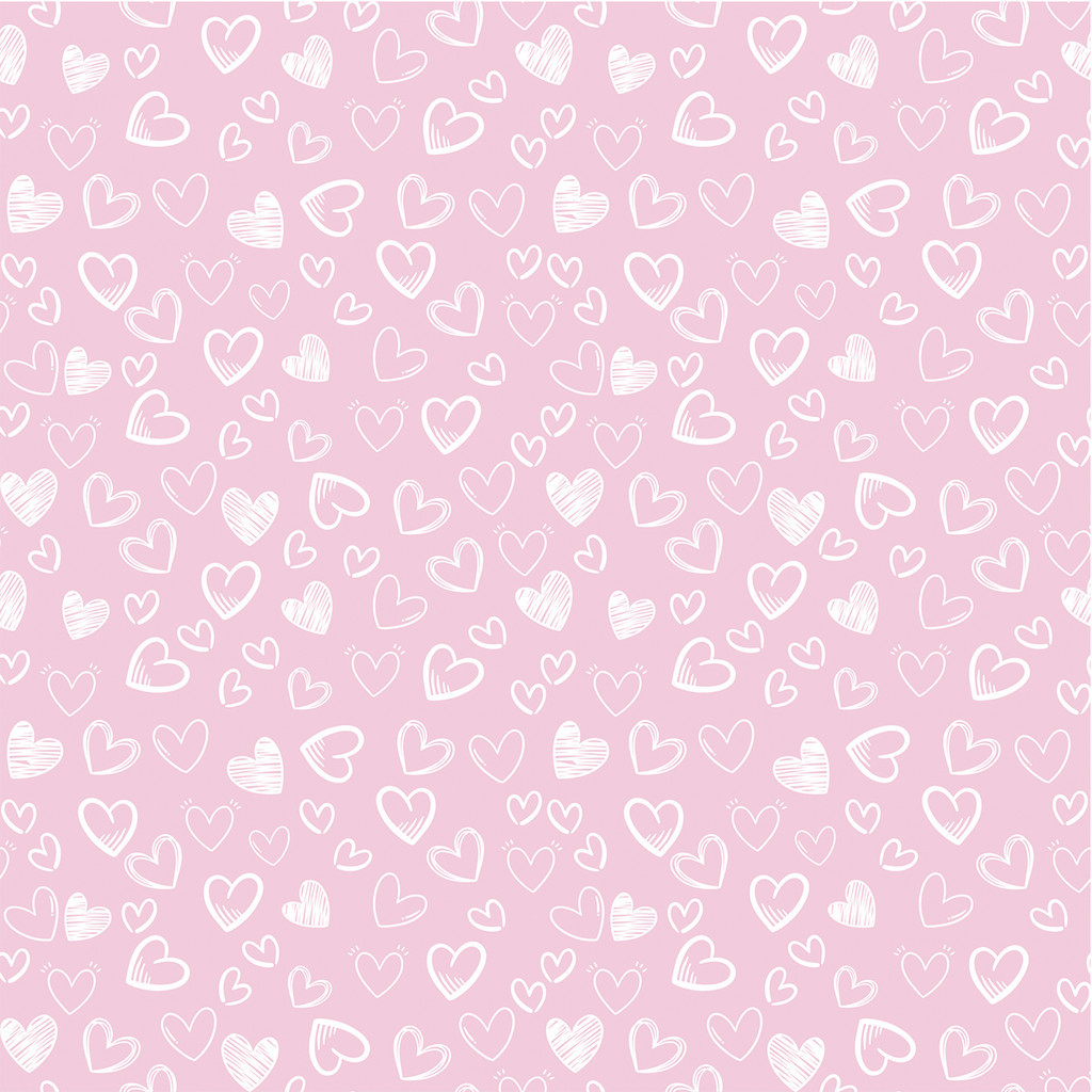 Tecido Tricoline Corações Peri Rosa Claro, 50cm x 1,50mt em Oferta na Shopee