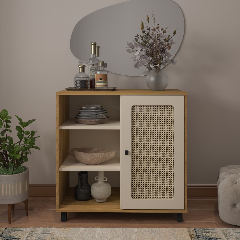 Aparador Charlotte 1 Porta em Oferta na Shopee