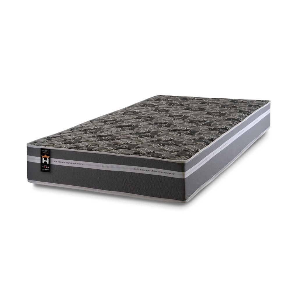 Colchão Espuma D33 Miami Solteiro 88x188x24 Cinza em Oferta na Shopee