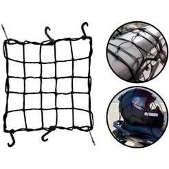 Rede Elástica Tipo Aranha Para Mala Capacete Bagageiro Com Ganchos Plásticos 35x35 Brasfort
