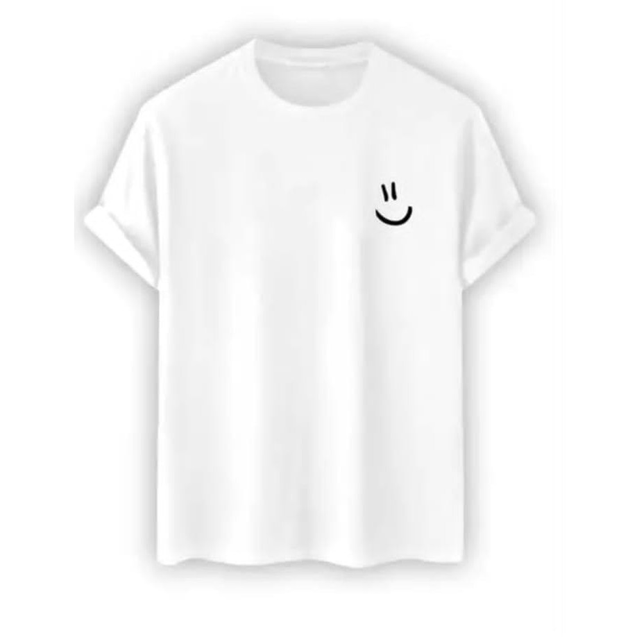 Camiseta Emoji Sorriso Masculina e Feminina Estampada Exclusiva Novidade