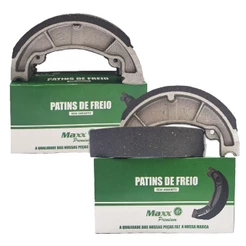 Par Lonas de Freio Cg 160 Start / Cg 150 Titan Para Cubo Desgastado Sob Medida 1.00mm