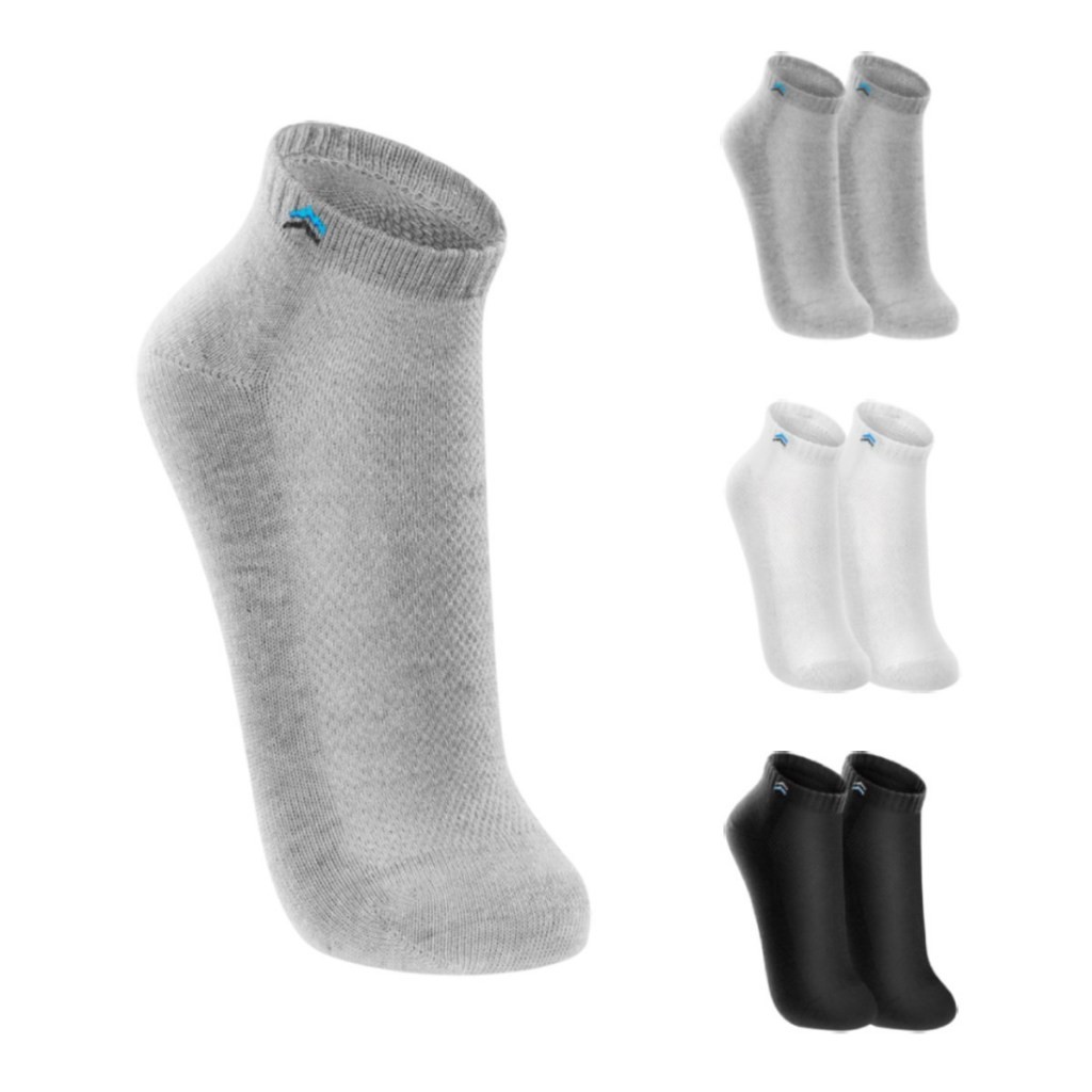 Kit Meias UP 3225 Cano Curto Algodão Penteado Calcanhar Verdadeiro Respirável Caminhada Academia em Oferta na Shopee