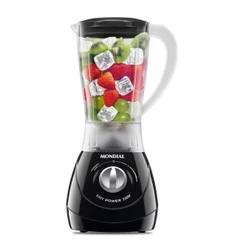 Liquidificador Mondial L-550B 1,5L, Copo Leitoso, 550W, Preto